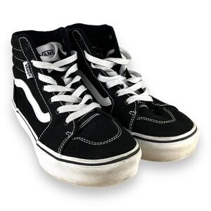 VANS Black White High Top Lace Up‎ Sneakers
